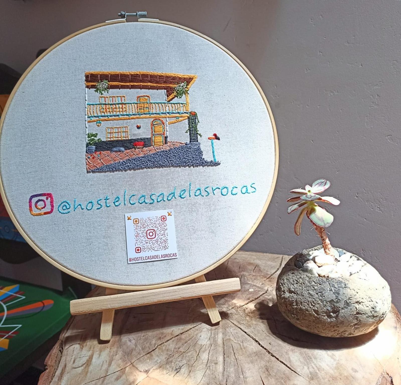 Casa De Las Rocas Hostel Jardín Esterno foto