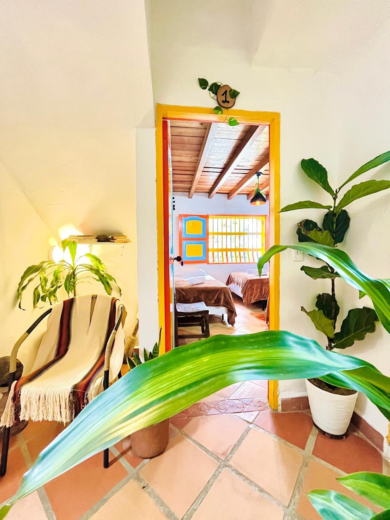 Casa De Las Rocas Hostel Jardín Esterno foto