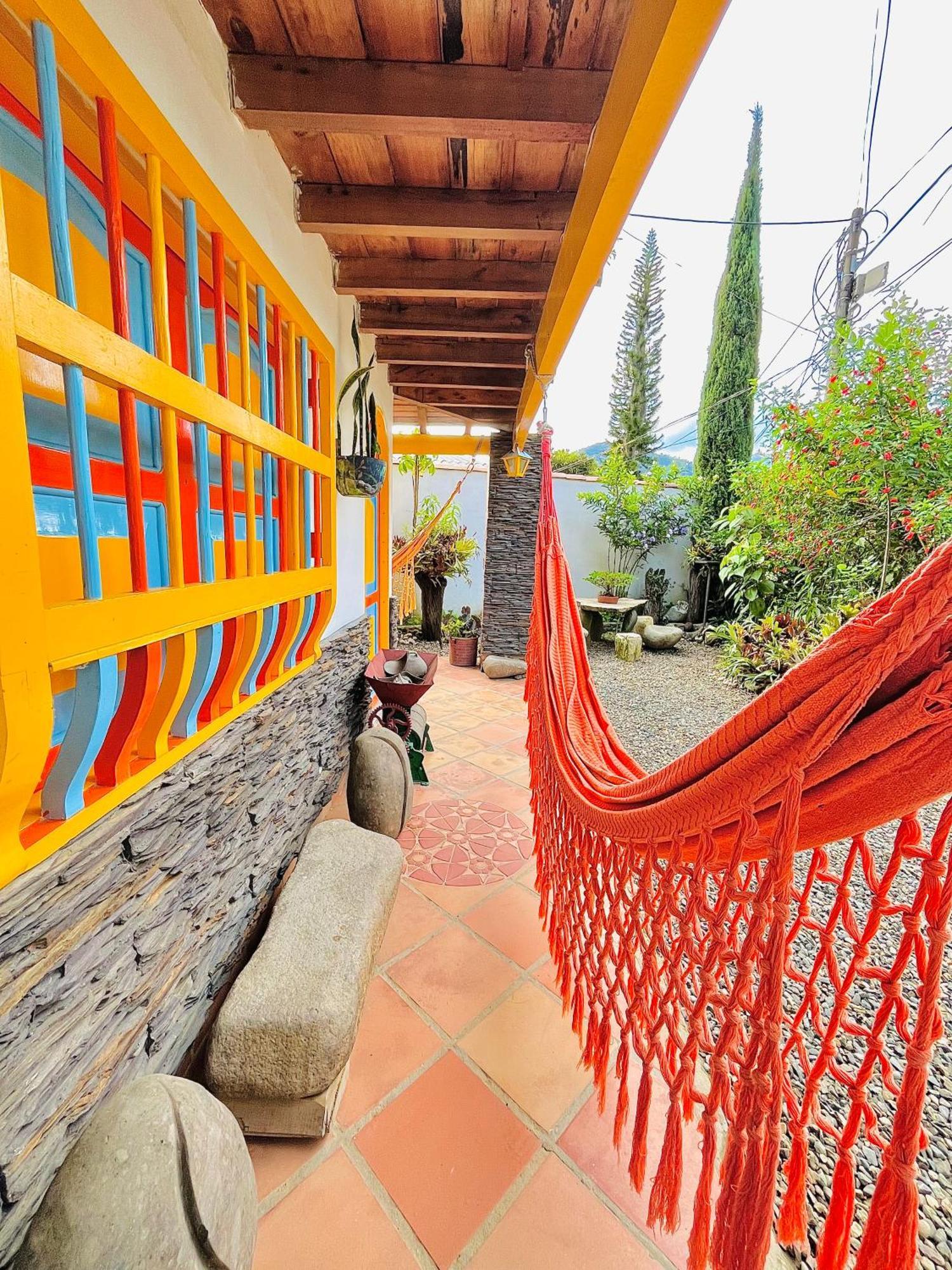 Casa De Las Rocas Hostel Jardín Esterno foto